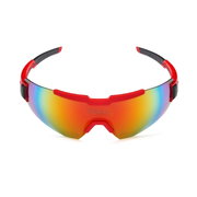 Spiuk - ochelari soare sport Profit, 2 lentile de schimb transparent si rosu oglinda - rama rosie