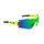 Spiuk - ochelari soare sport Profit, 2 lentile de schimb transparent si verde oglinda  - rama galben fluo