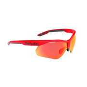 Spiuk - ochelari soare sport Ventix K, 2 lentile de schimb Nittix transparent si rosu oglinda - rama rosie neagra