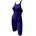 Finis - Costum inot tehnic pentru fete sau femei - Fuse Open Back Kneeskin - albastru