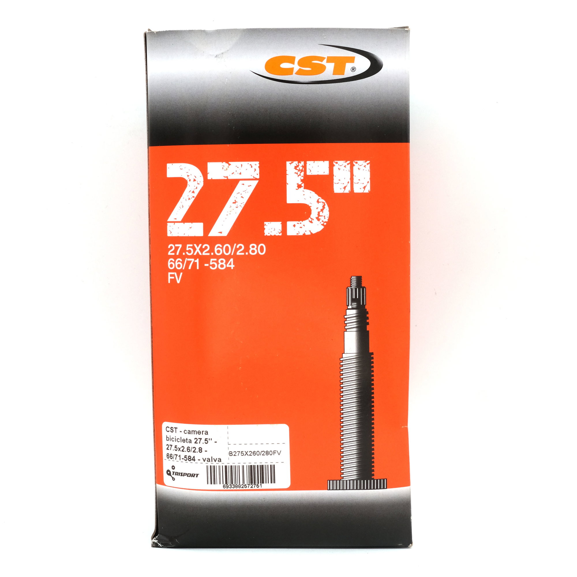 Bicycle Tubes CST - camera bicicleta 27.5" - 27.5x2.6/2.8 - 66/71-584 - valva presta FV 35mm