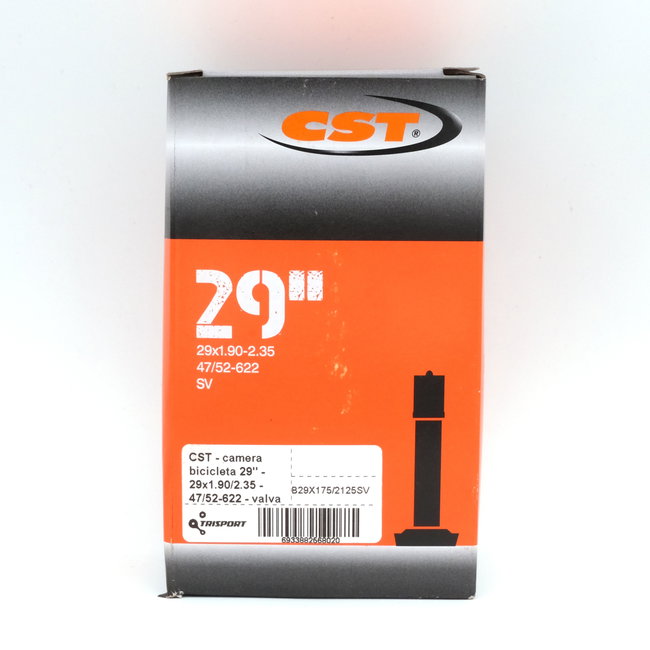 CST - camera bicicleta 29" - 29x1.90/2.35 - 47/52-622 - valva auto SV 35mm