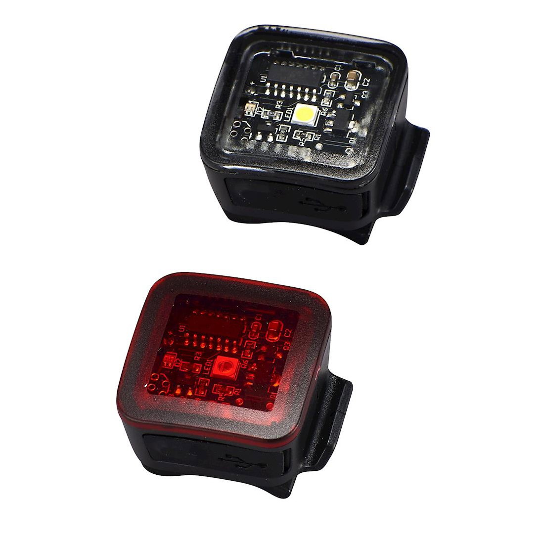 Specialized Specialized - set lumini Bicicleta fata si spate (far + stop), Flash Combo, USB, 1 LED - negru