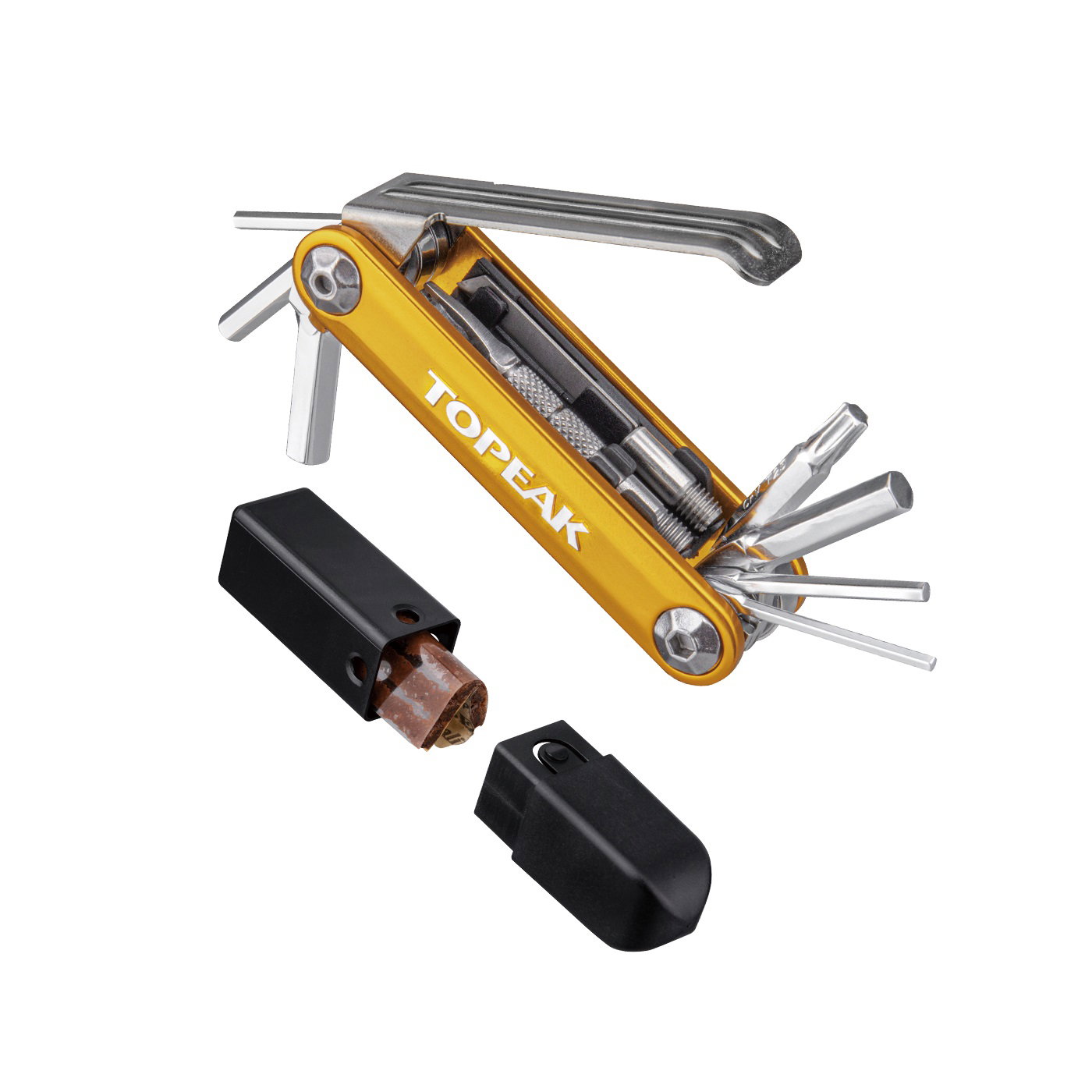 Topeak Topeak - Set unelte Bicicleta, antipana tubeless Tubi 11 Combo multitool - argintiu auriu