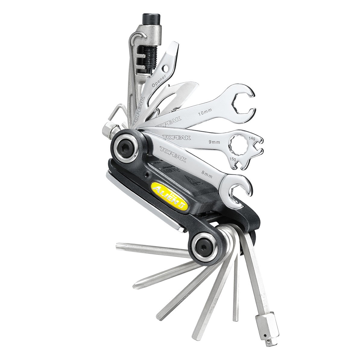 Topeak Topeak - set chei bicicleta Alien II multitool, 31 functii - negru argintiu