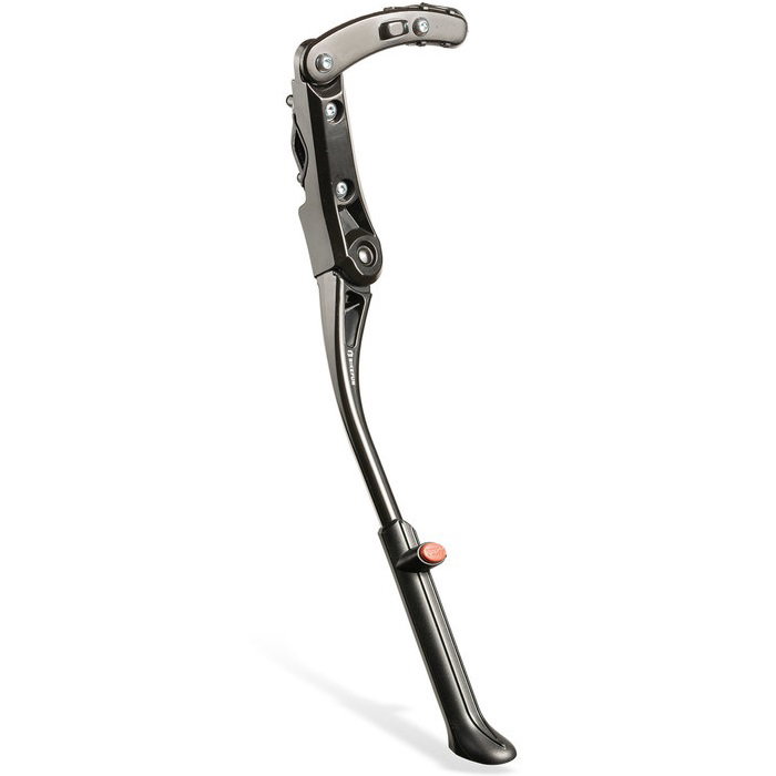 Bikefun BikeFun - Cric reglabil Bicicleta spate Kickstand 24-29", aluminiu - negru