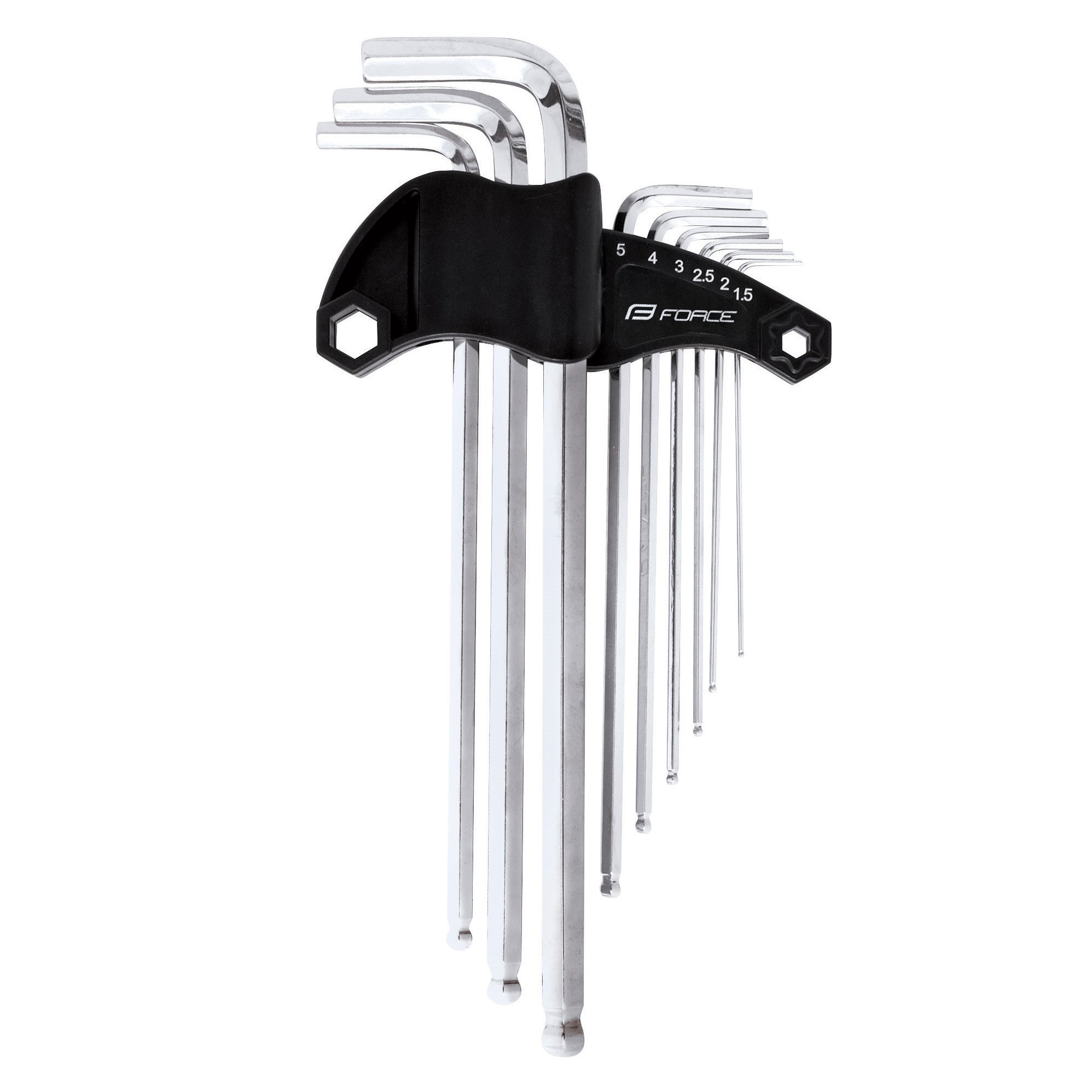 Force Force - Set imbus bicicleta, 9 chei (1.5-10mm), cu suport