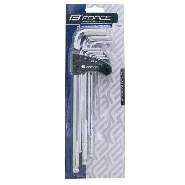 Force - Set imbus bicicleta, 9 chei (1.5-10mm), cu suport