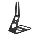 Force - Suport sprijin Lux 24-29" cu montare centrala, sub cadru - negru