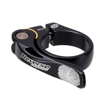 Reverse Components Reverse - Colier tija sa bicicleta Long Life 34.9mm - negru