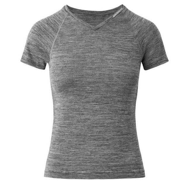 Specialized - tricou ciclism maneca scurta pentru femei Seamless Base Layer SS - gri melanj