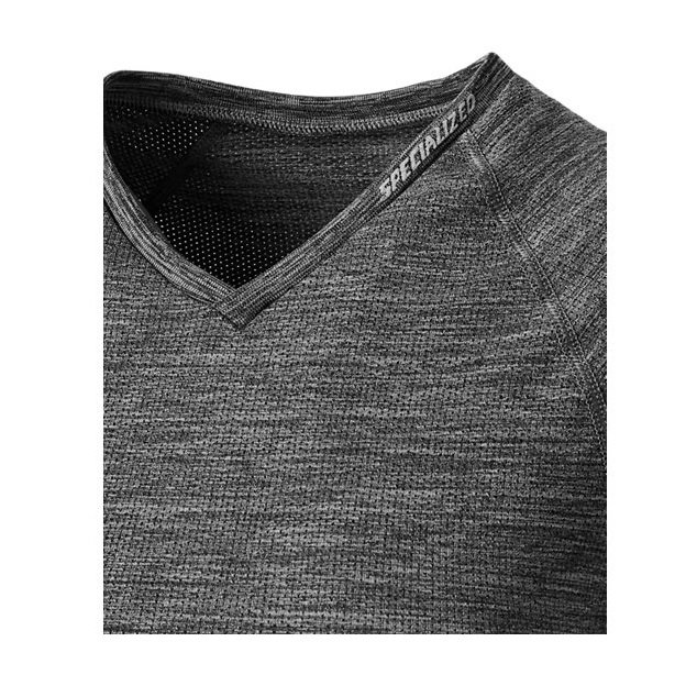 Specialized Specialized - tricou ciclism maneca scurta pentru femei Seamless Base Layer SS - gri melanj