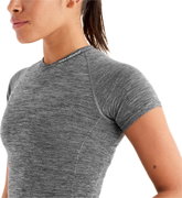 Specialized - tricou ciclism maneca scurta pentru femei Seamless Base Layer SS - gri melanj