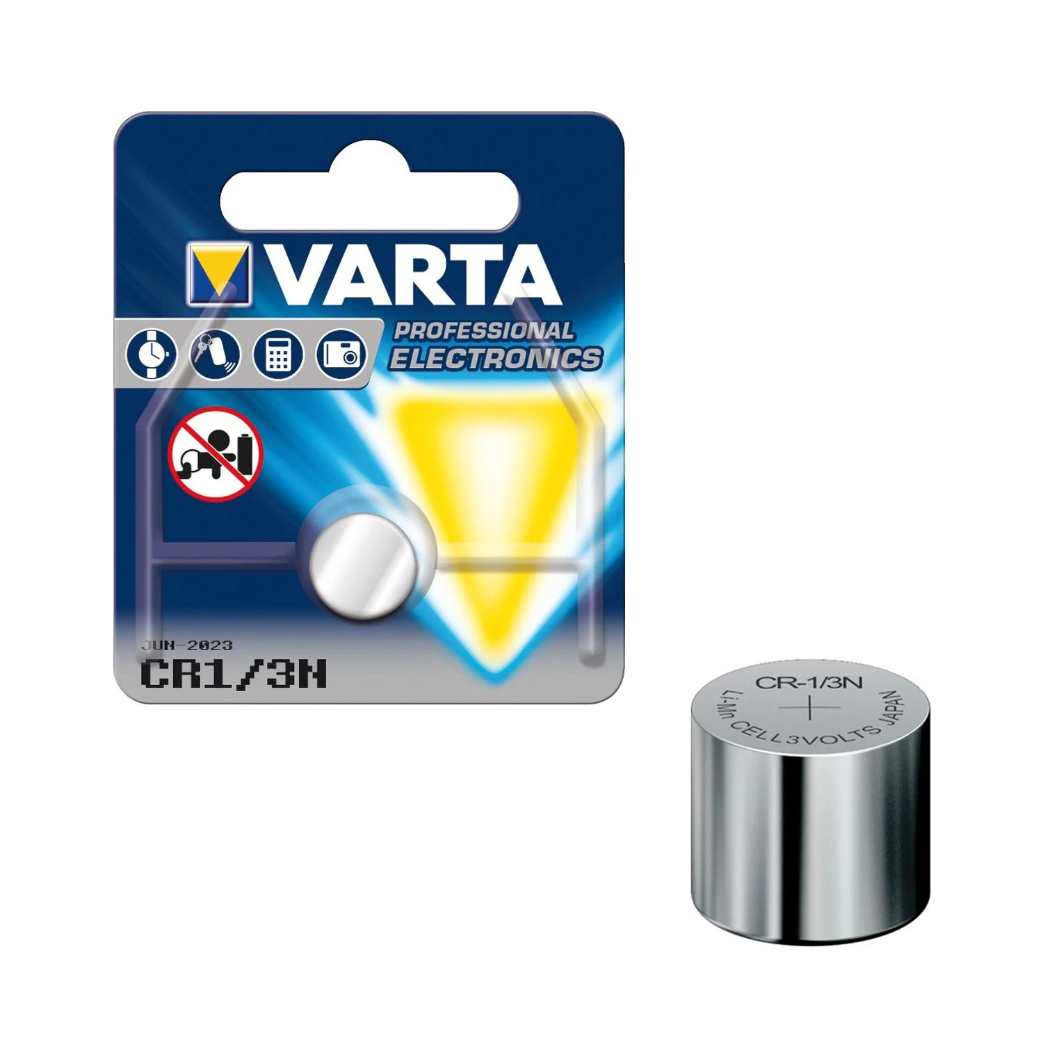 Bicycle Computer Accessories Baterie Varta CR1-3N pentru powermeter Garmin Vector 3 si Garmin Rally