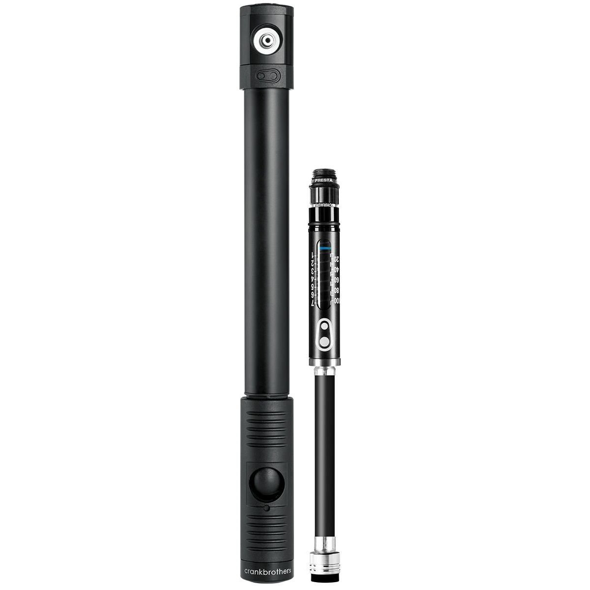 Crank Brothers Crank Brothers - pompa de mana pentru bicicleta Klic HP Gauge - negru