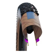 Schwalbe - Anvelopa bicicleta MTB 29", pliabila, tubeless Thunder Burt Evo Super Race TLE Transparent Skin B/TS-SK HS451- 29x2.25 - 57-622
