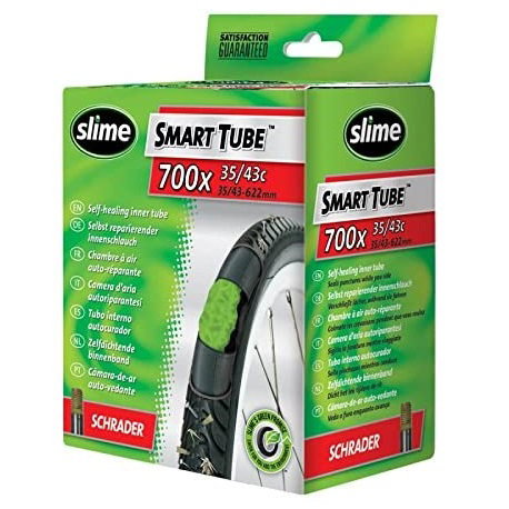 Bicycle Tubes Slime - camera bicicleta 28" cu solutie antipana - 28x1.35-> 28x1.65 - 35-622->43-622 - valva schrader 48mm