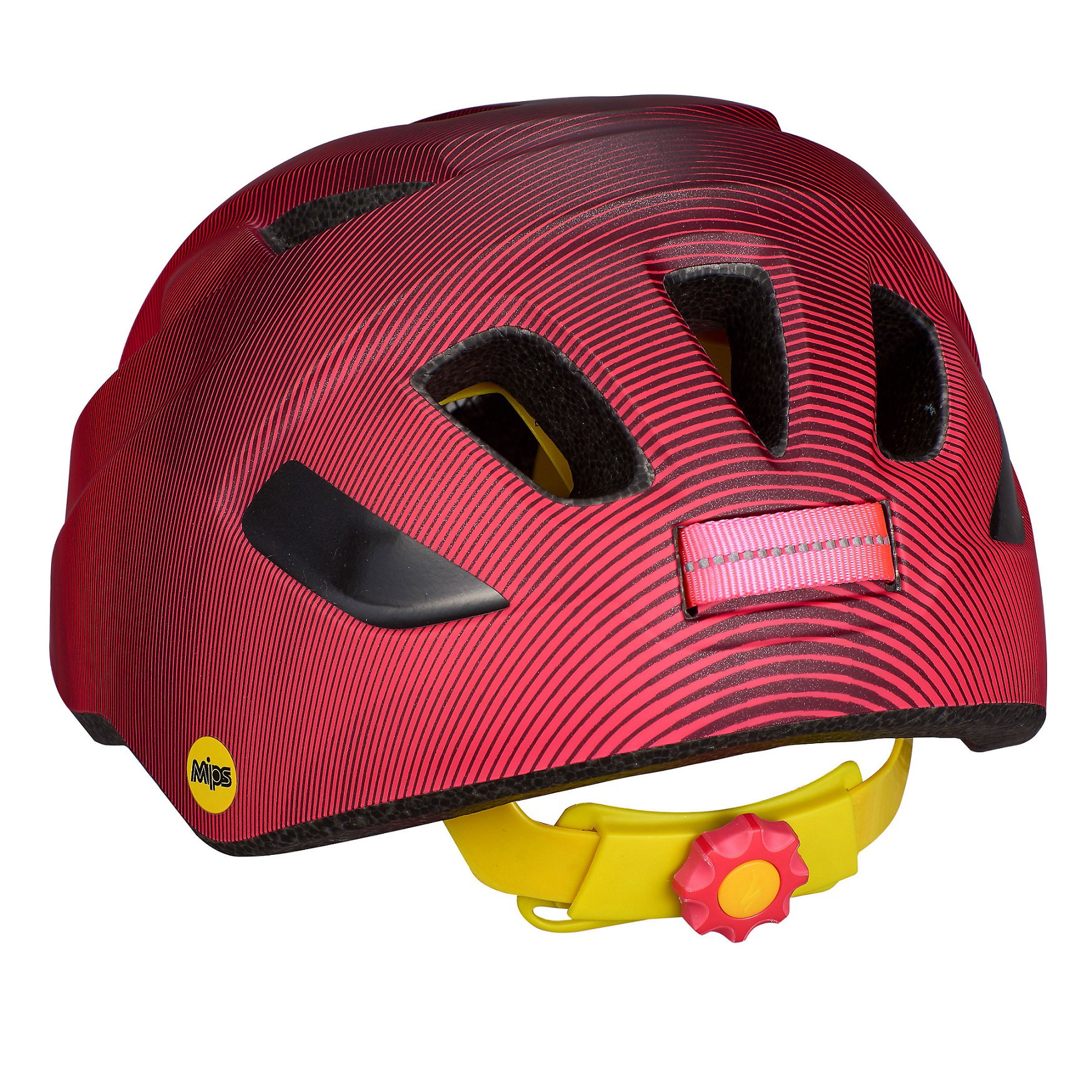 Specialized Specialized - Casca ciclism Copii mici Mio MIPS (1.5 – 4 ani) - visiniu Berry roz dungi negre