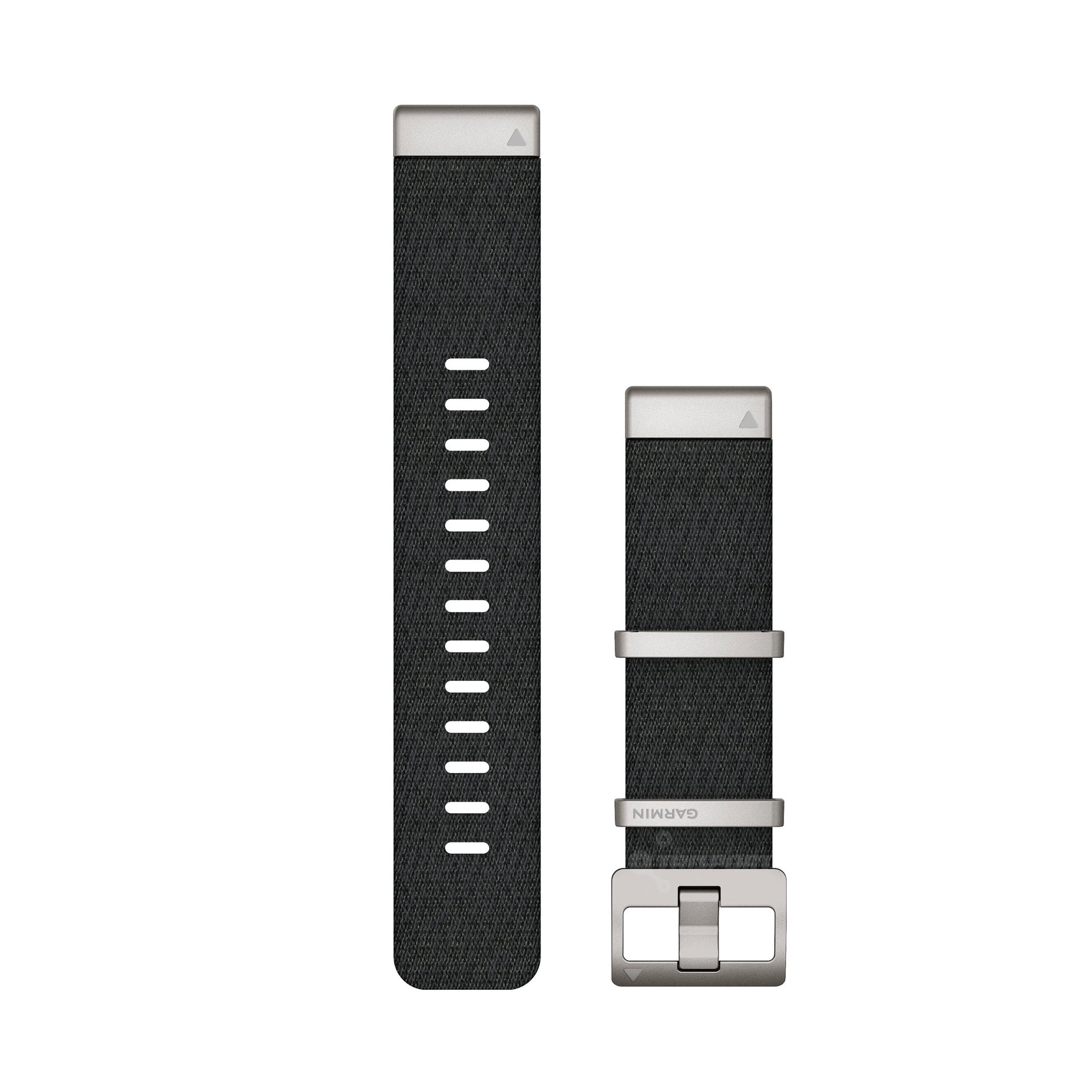 Watch Bands Garmin curea nailon QuickFit 22 cu model jacquard - negru
