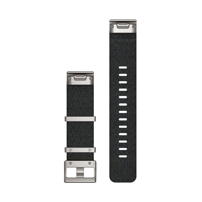 Garmin curea nailon QuickFit 22 cu model jacquard - negru