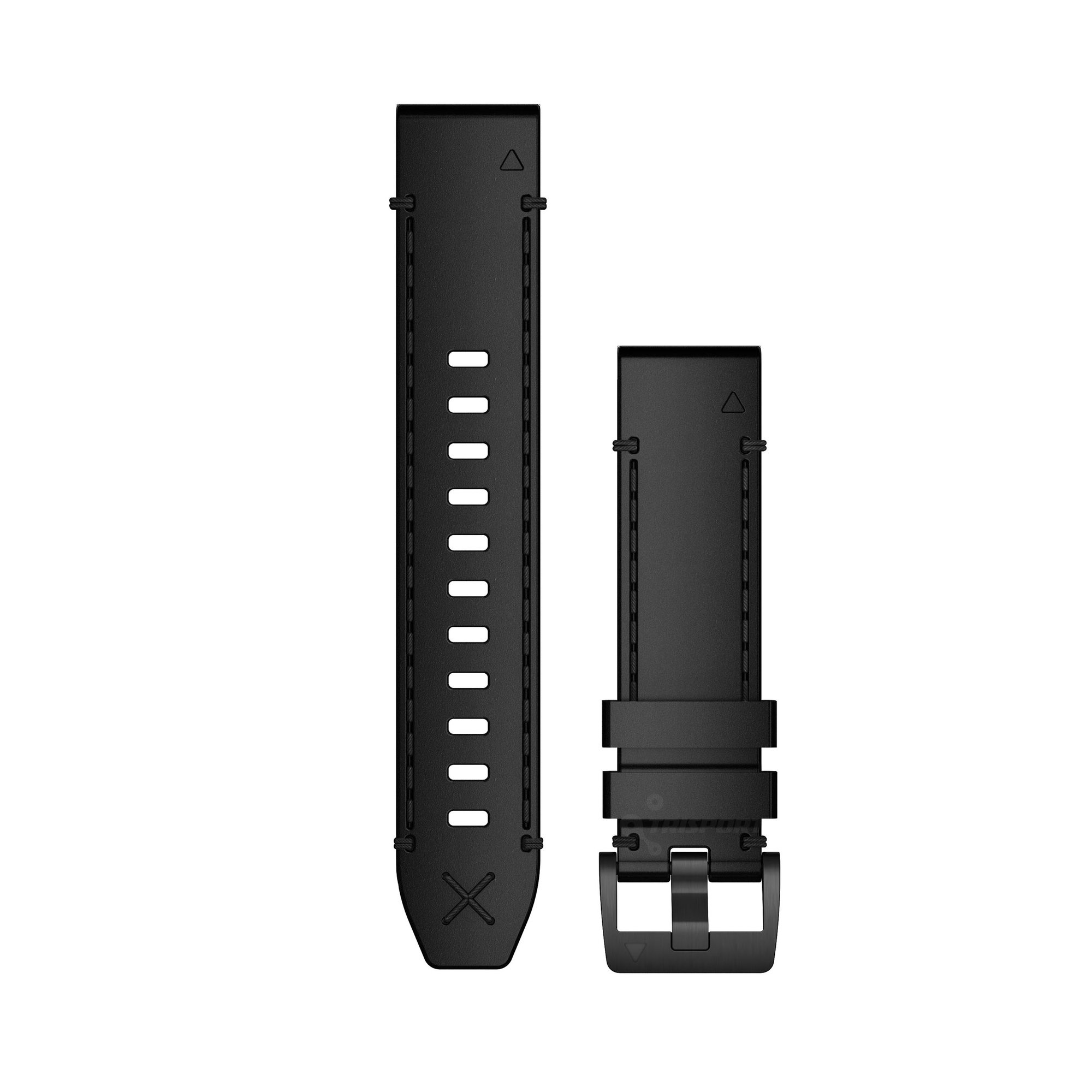 Watch Bands Garmin curea piele neagra originală Horween QuickFit 22
