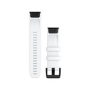 Garmin curea silicon QuickFit 22 - alb cu catarama neagra