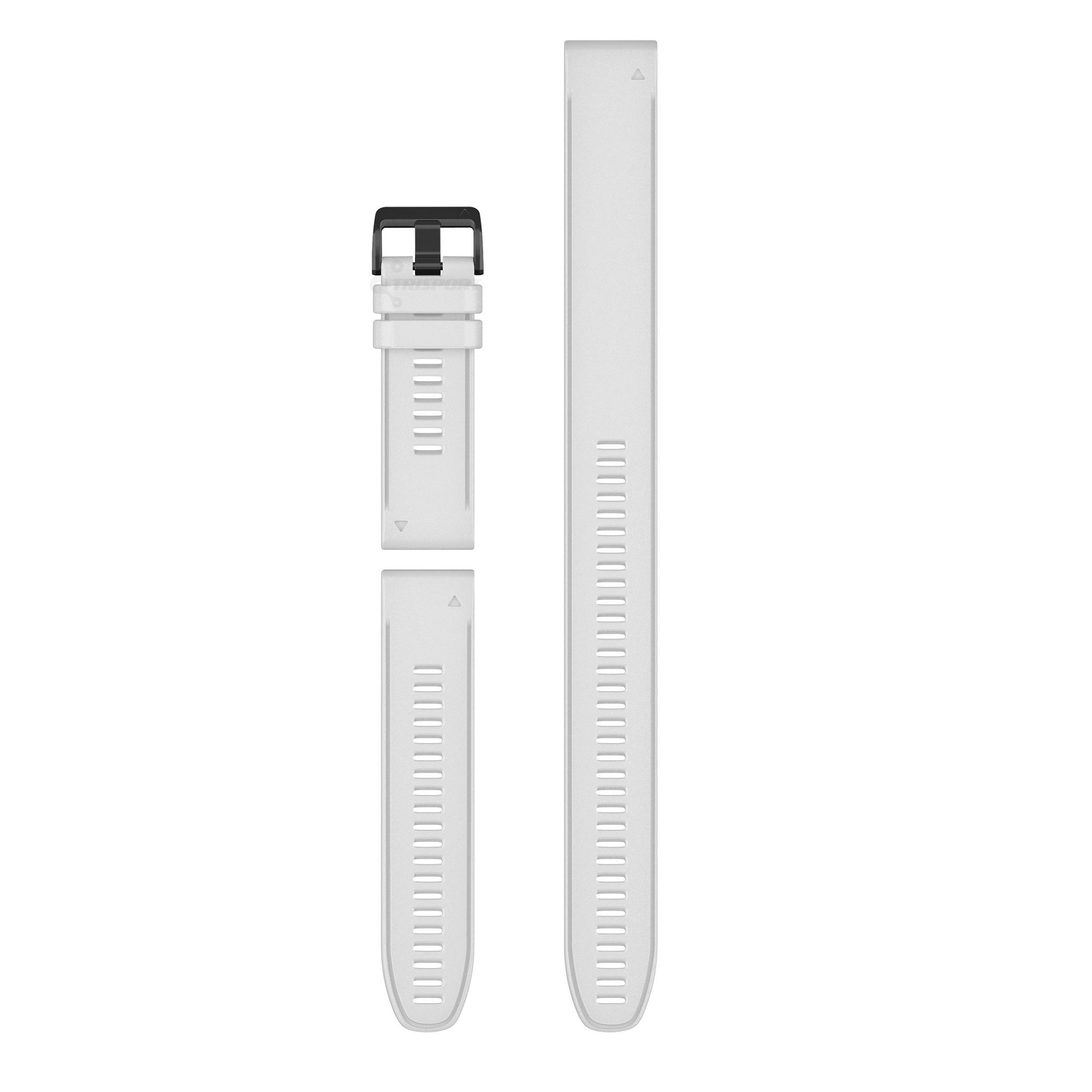 Watch Bands Garmin curea silicon QuickFit 26 - set 2 lungimi - alba