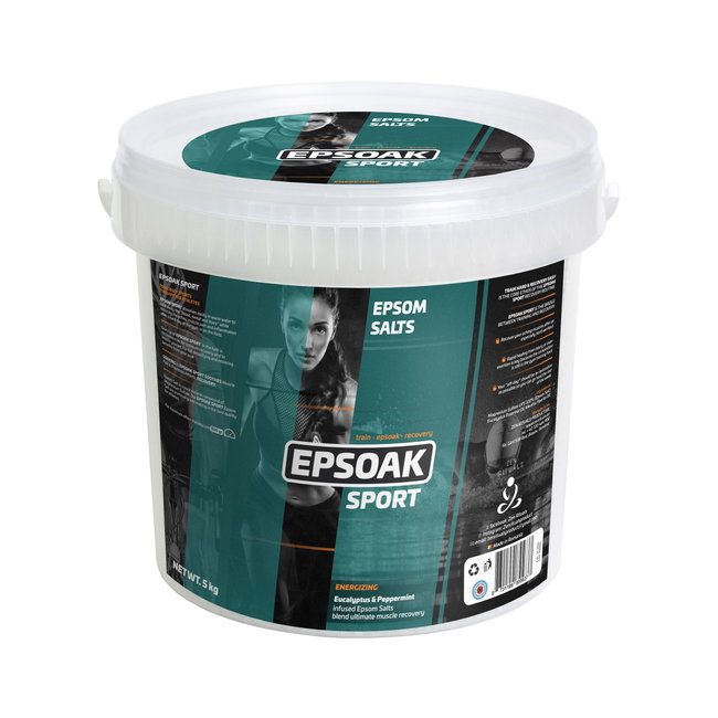 Zen Rituals - sare de baie epsom (Epsoak Sport) cu uleiuri esentiale de Eucalipt si Menta - 4500g