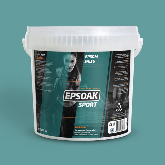 Zen Rituals - sare de baie epsom (Epsoak Sport) cu uleiuri esentiale de Eucalipt si Menta - 4500g