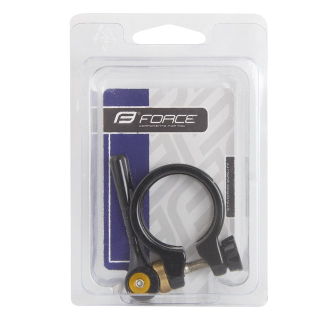 Force - Clema sa bicicleta cu diametru 31,8mm - negru