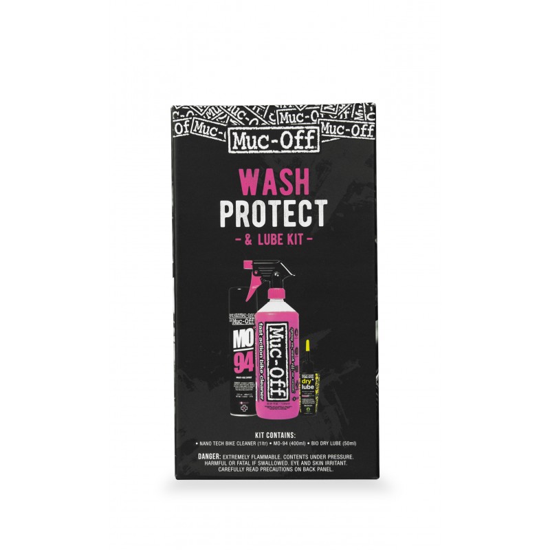 Muc-Off Muc-Off - Pachet curatare si protectie Wash Protect and Lube Kit (Dry Lube Version)