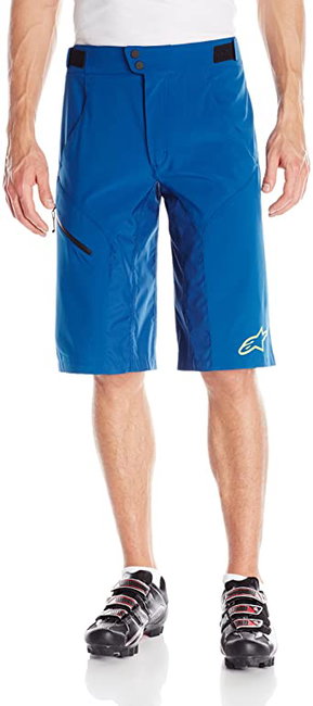 Alpinestars - Pantaloni scurti Outrider rezistenti la apa - albastru inchis lime