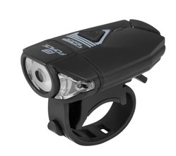 Force - Lumina bicicleta fata (far fata) Force CASS, 300 lumeni, incarcare USB - negru