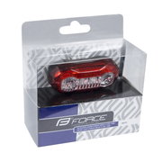 Force - lumina spate bicicleta (stop spate) Deux, cu incarcare USB - negru