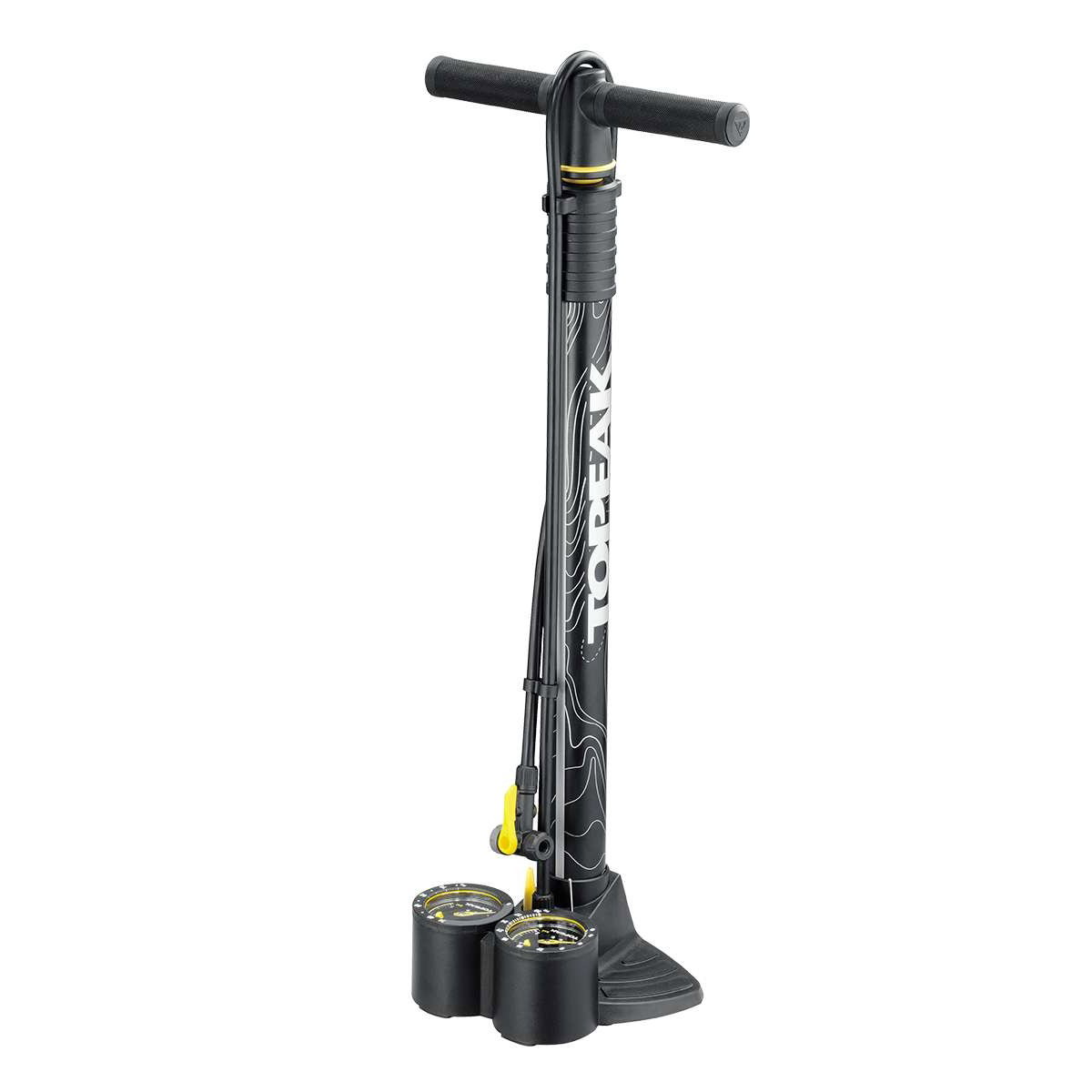 Topeak Topeak pompa podea JoeBlow Dualie pentru mtb &amp; fatbike - negru