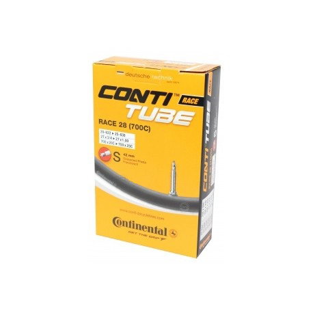 Bicycle Tubes Continental - camera bicicleta 28" -  Race 28 (700C) - 18-622-> 25-630 - 700x20C-> 700x25C - valva presta 42mm