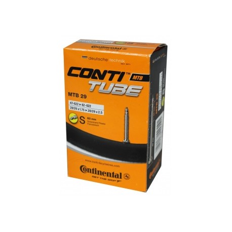 Bicycle Tubes Continental - camera bicicleta 29" - MTB S60 29 x1.75 - 29x2.5 - 47-62-622  - valva presta 60mm