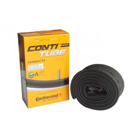 Bicycle Tubes Continental - camera bicicleta Compact 24 Wide 24x1.25 - 24x1.75x2 - 32/47-507/544 - valva auto 34mm