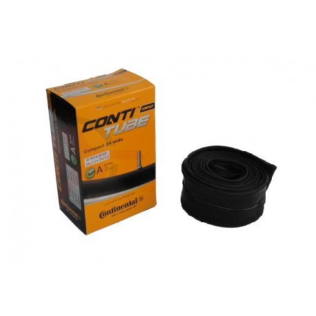 Bicycle Tubes Continental - camera bicicleta Compact 24 Wide 24x2.0-24x2.4 - 50-507->60-507 - valva auto 40mm