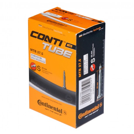 Bicycle Tubes Continental - camera bicicleta MTB 27.5" - 47-622-> 62-622 - valva presta 42mm