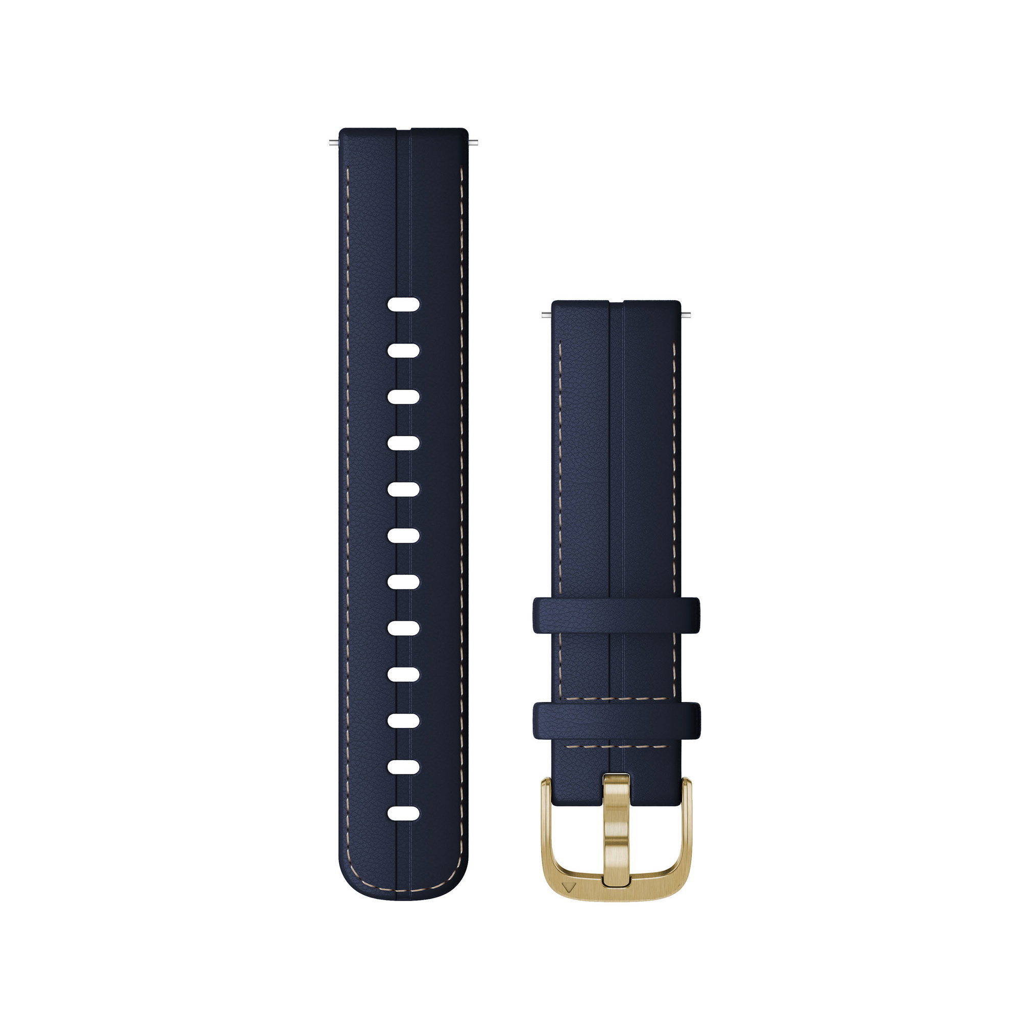 Watch Bands Garmin - Quick Release 18 - curea piele albastra - Vivoactive 4s/ Vivomove 3s