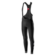 Castelli - pantaloni lungi ciclism iarna pentru barbati Velocissimo 4 Bibtights - negru gri reflex