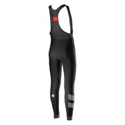 Castelli - pantaloni lungi ciclism iarna pentru barbati Velocissimo 4 Bibtights - negru gri reflex