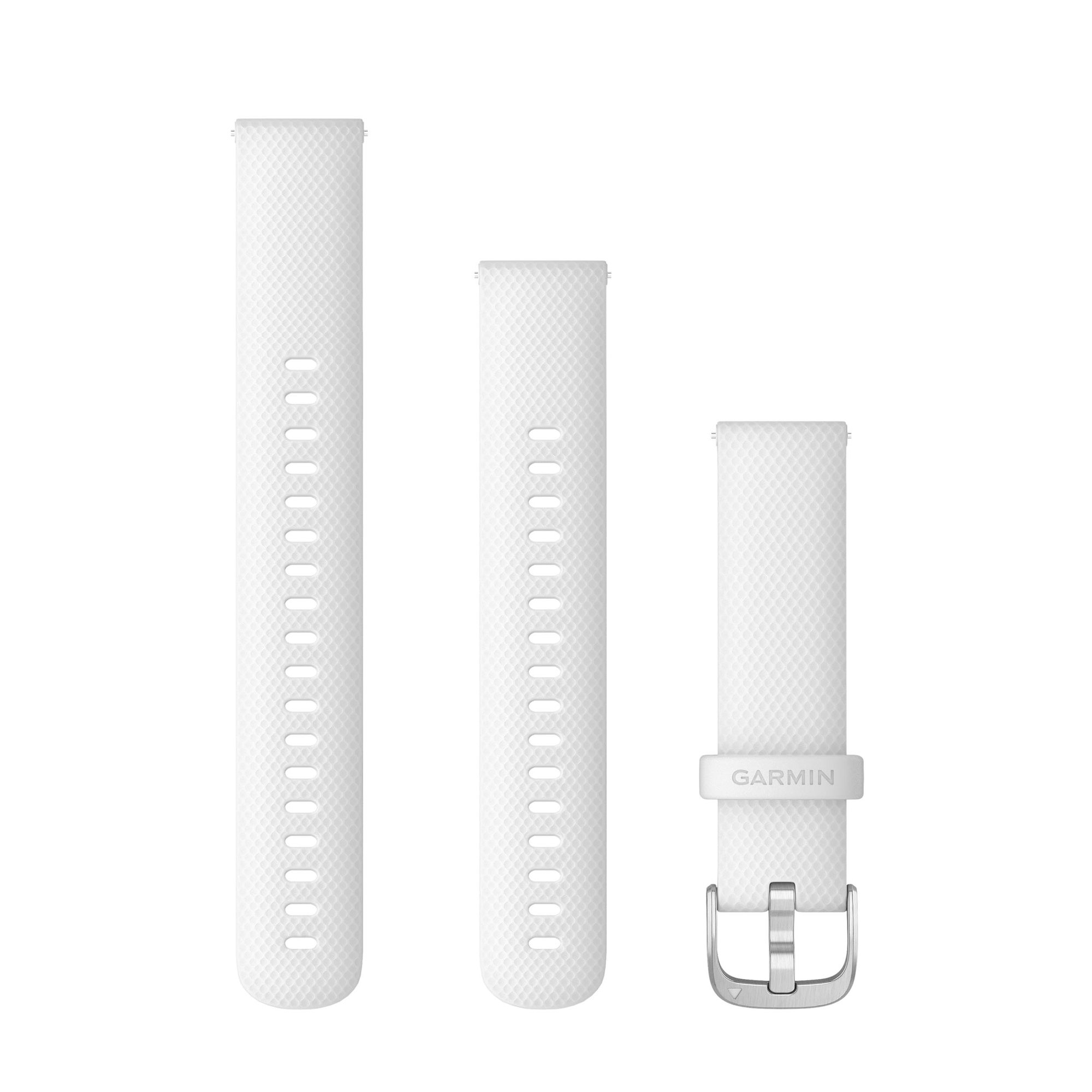 Watch Bands Garmin Quick Release 18 curea silicon alba Vivoactive 4s/ Vivomove 3s