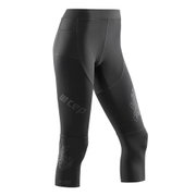 CEP - Colanti de alergare 3/4 pentru femei Running tights 3.0 W - black - negru