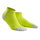 CEP - sosete de compresie peste glezna 8cm pentru femei Low Cut 3.0 - galben deschis lime gri