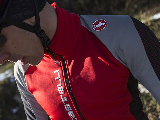 Castelli Mortirolo V Reflex jacheta - rosu-gri-negru