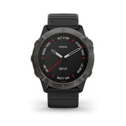 Garmin Fenix 6x PRO Sapphire Carbon Grey DLC - curea neagra