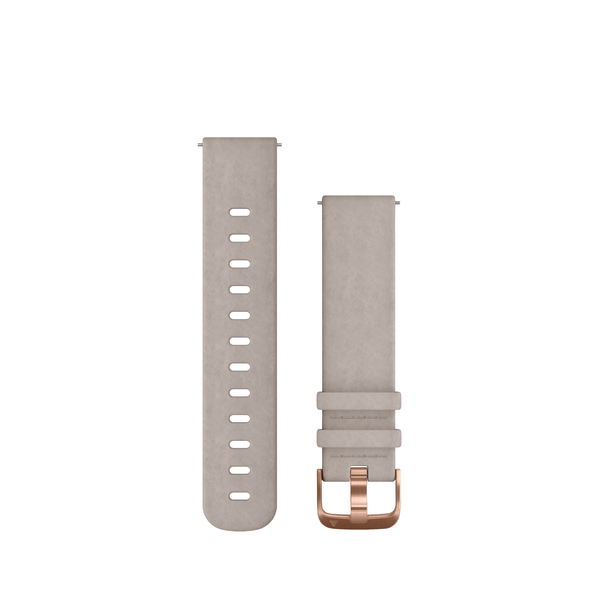 Watch Bands Garmin Quick Release 20 Vivoactive 3/ Vivomove / Venu / Forerunner 245 645 curea piele suede Quick Release gri