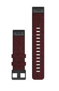 Garmin curea nailon QuickFit 22 negru-rosu